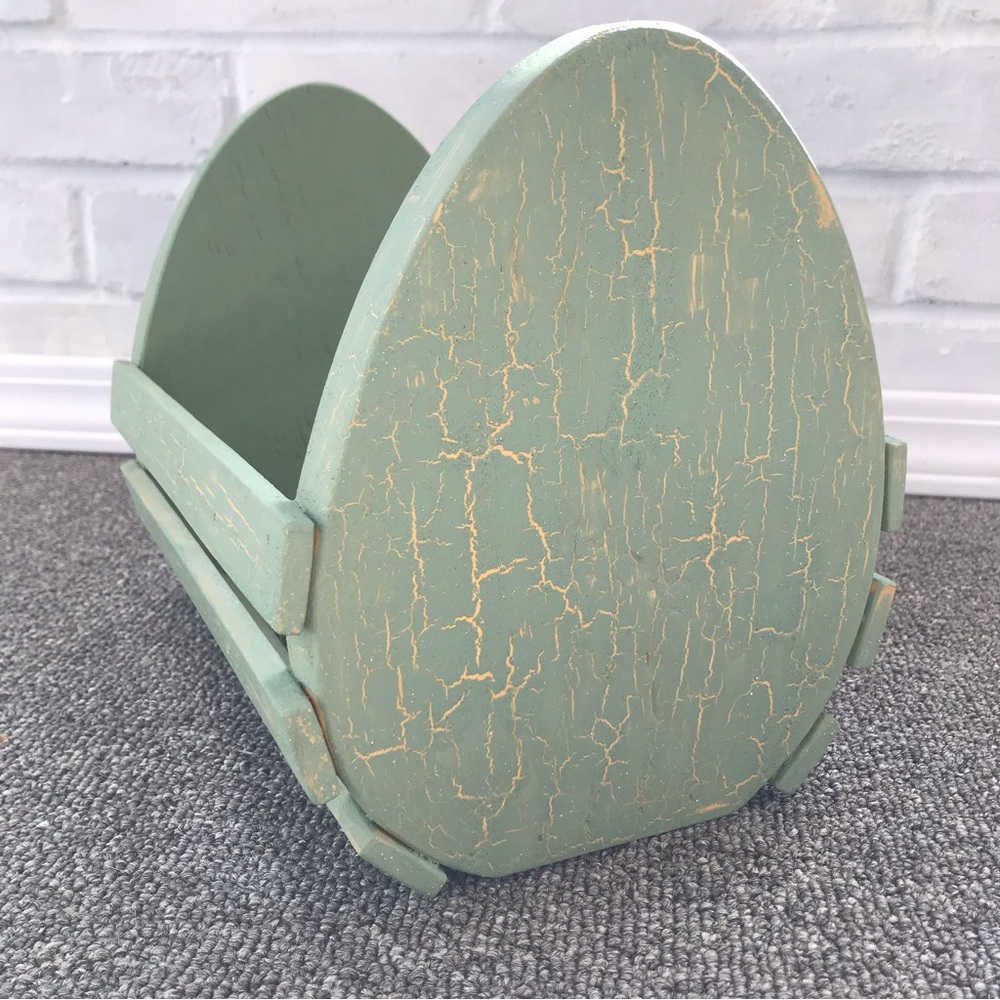 Upcycled Easter basket